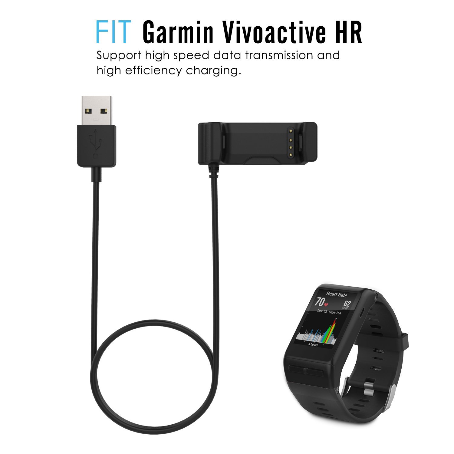 Зарядное устройство для Garmin Vivoactive HR