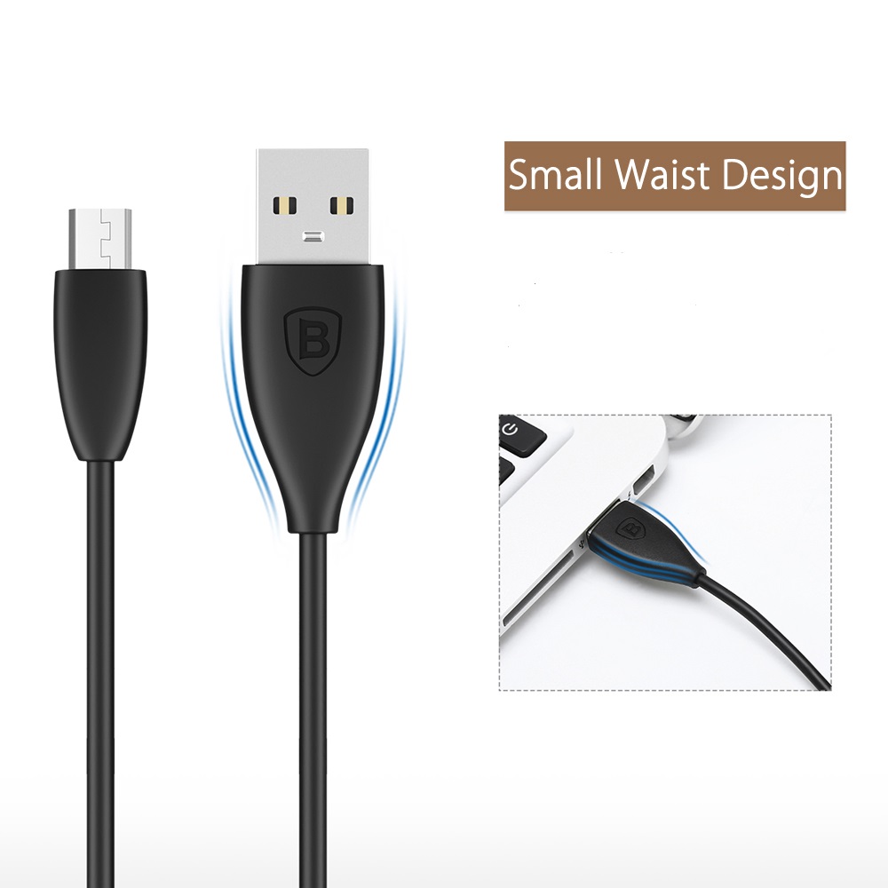 Кабель USB Baseus Micro USB 1M Black