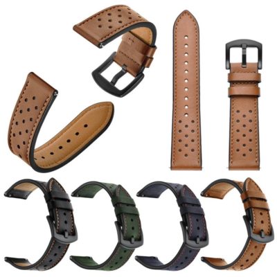 Ремешок Leather для Haylou Smart Watch LS01