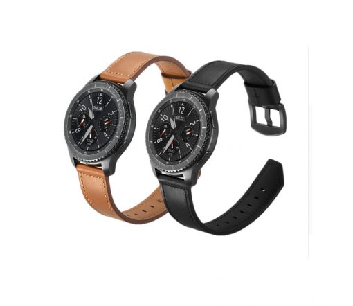 Ремешок Luxury Genuine Leather для Galaxy Watch 3 45mm
