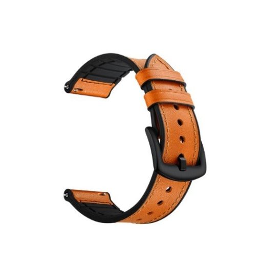 Ремешок Silicon Leather для Haylou Smart Watch LS01-4