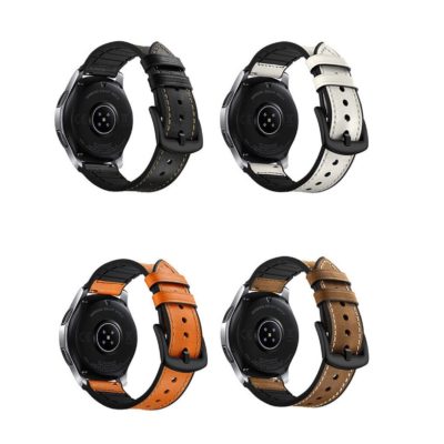 Ремешок Silicon Leather для Haylou Smart Watch LS01