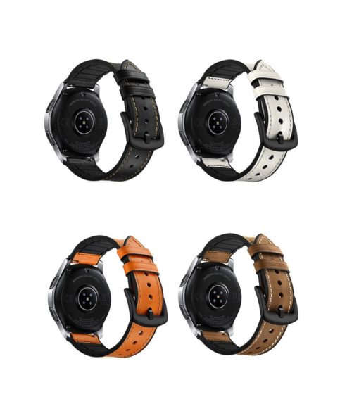 Ремешок Silicon Leather для Haylou Smart Watch LS02