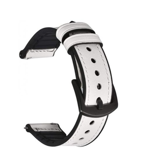 Ремешок Silicon Leather для Huawei Watch 3 Pro -5