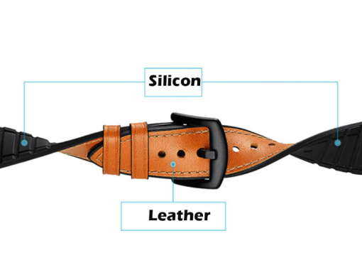Ремешок Silicon Leather для Moto 360 3 gen